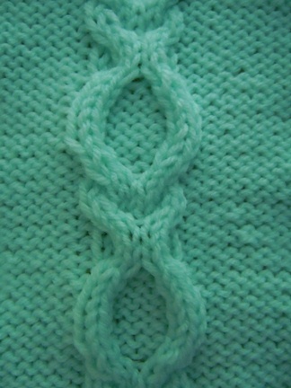 open ring cable pattern
